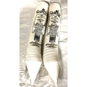 (X2) SOLO Cone Cups Pack of (200 Each) 6oz. Cups New in Package Lot Of Two NEW